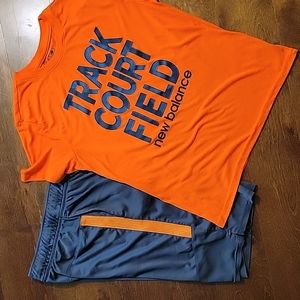 New Balance Shirt with Shorts